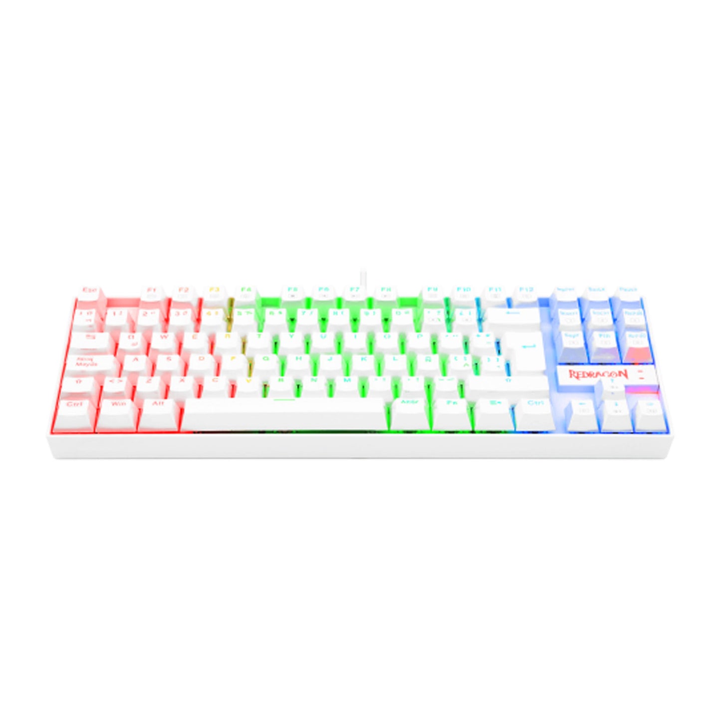Teclado Mecanico Kumara White K552W-RGB Español Switch Blue