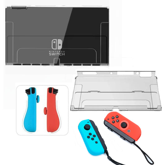 Acrílico Desmontable + Silicona Compatible Con Switch Oled