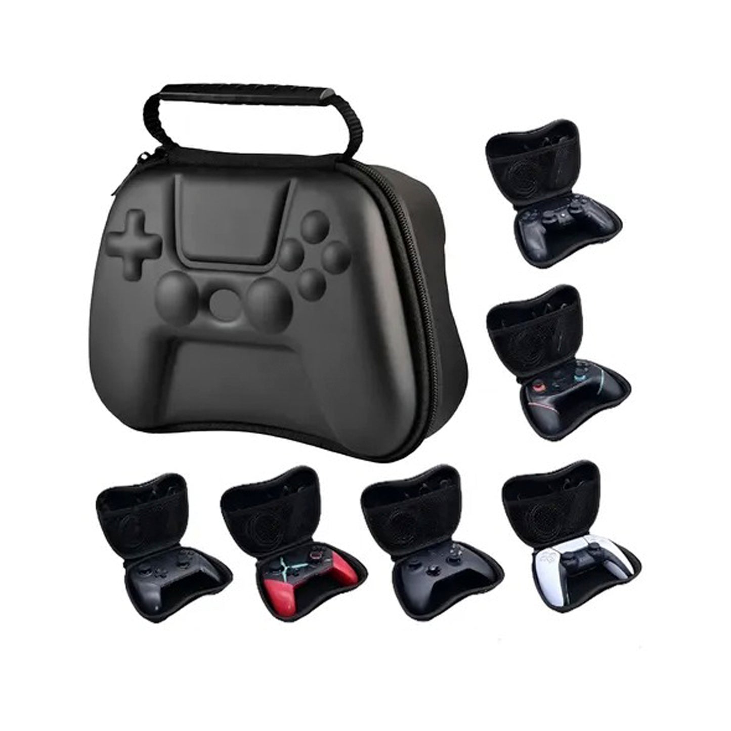 Estuche Para Mandos Negro Ps4/Ps5/Xbox Series/Pro de Switch
