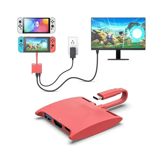 Convertidor De Video - Dock Portatil Para Nintendo Switch