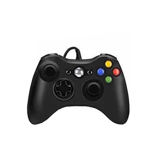 Joystick Compatible Con Pc y Xbox 360 Cableado Negro