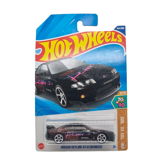 Nissan Skyline GT-R (BCNR33) 144/250 - Negro