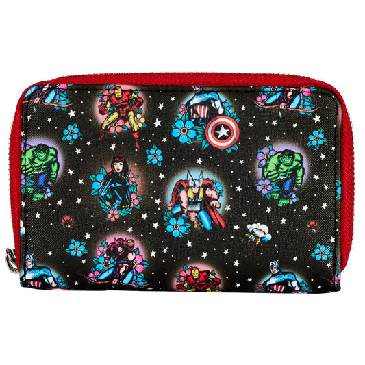 Billetera Loungefly Marvel Avengers Tatto