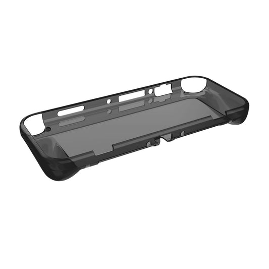 Tpu Protector Compatible Con Switch OLED Negro Transparente.