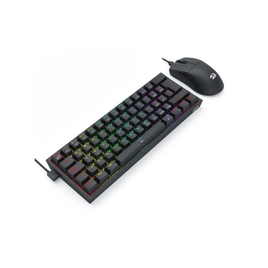 Kit De Teclado Y Mouse Redragon S143 Alámbrico Black Español