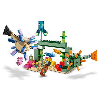 Lego Minecraft La Batalla contra el Guardián - Crazygames