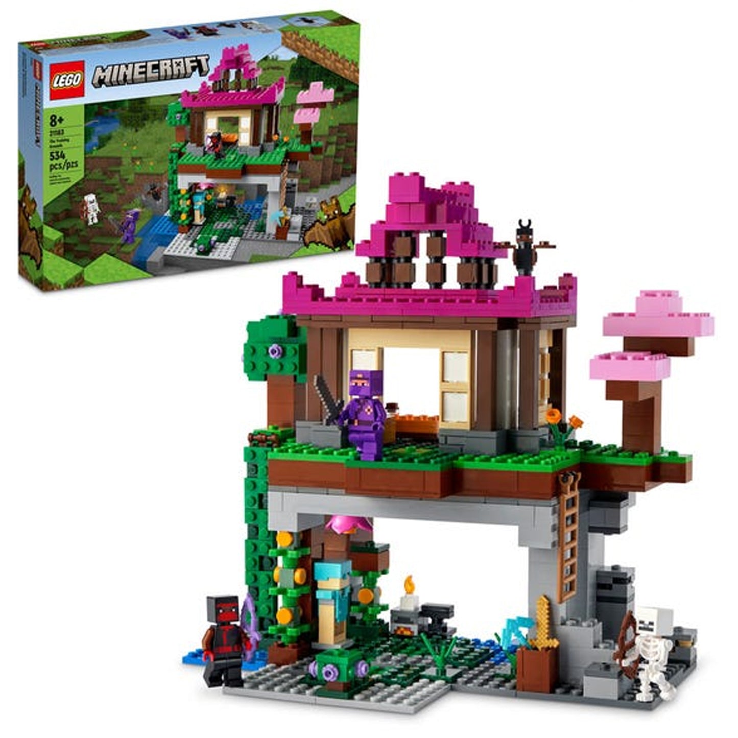 Lego Minecraft El Campo de Entrenamiento 21183 - Crazygames