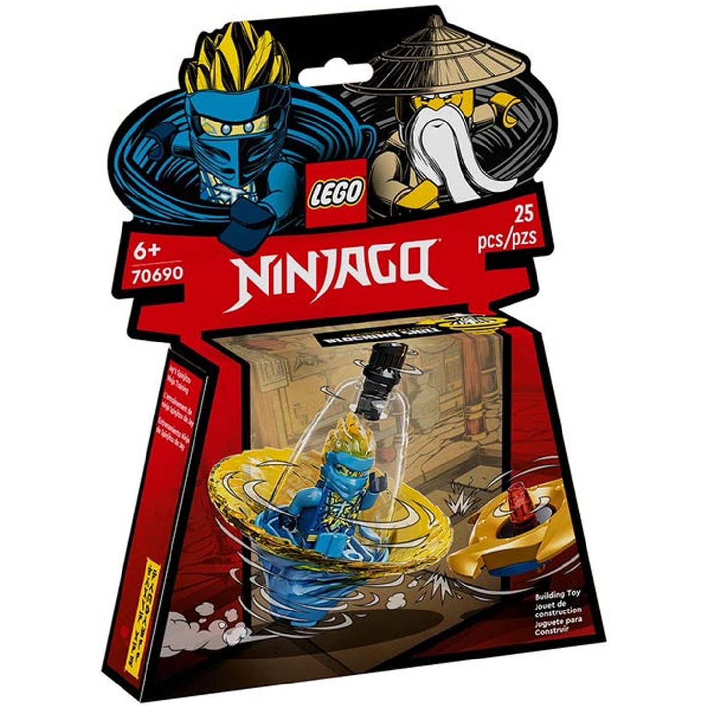 Lego Entrenamiento Ninja de Spinjitzu de Jay - Crazygames