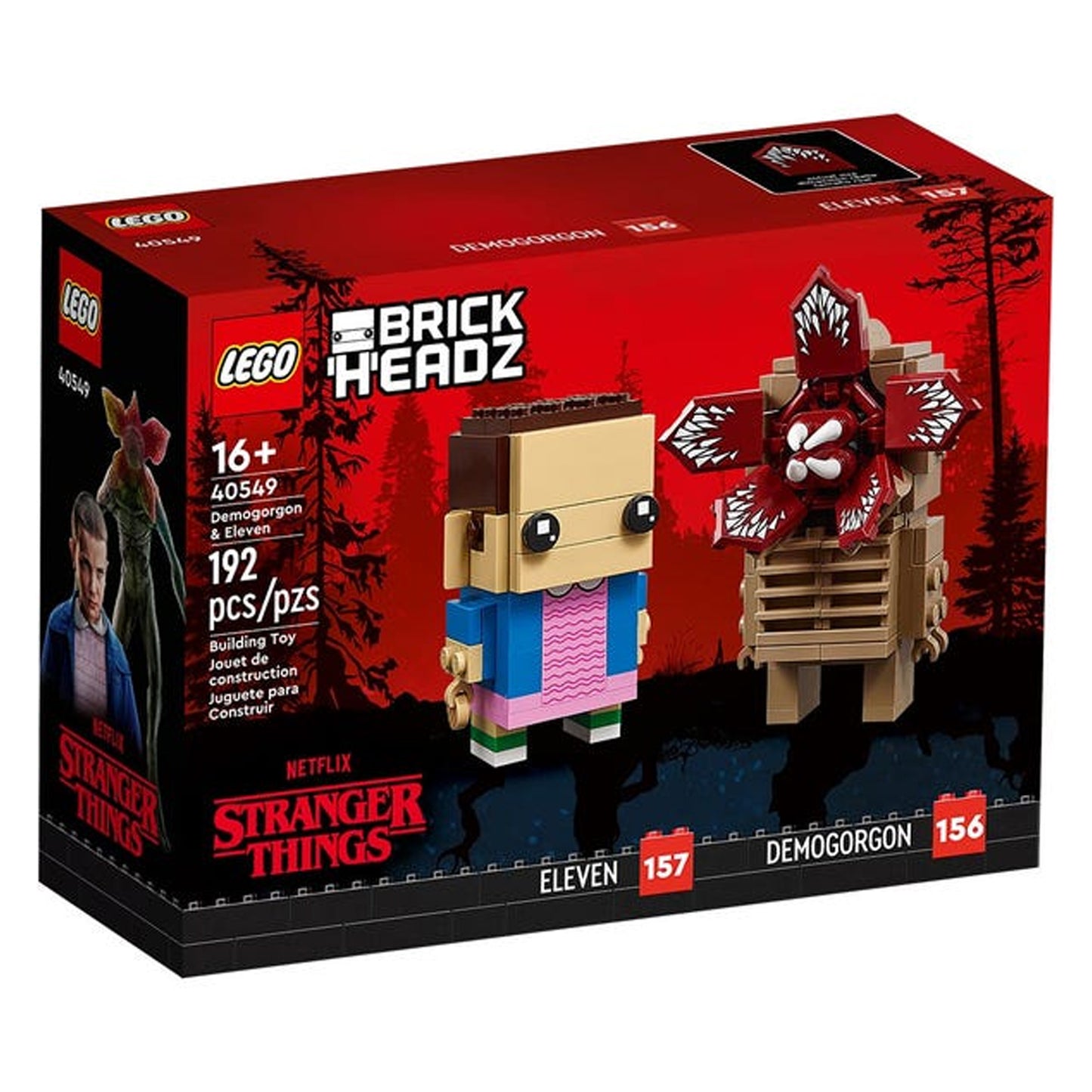 Lego Brick Headz Stranger Things - Demogorgon y Eleven