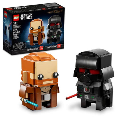 Lego Brick Headz Obi-Wan Kenobi y Darth Vader- Crazygames