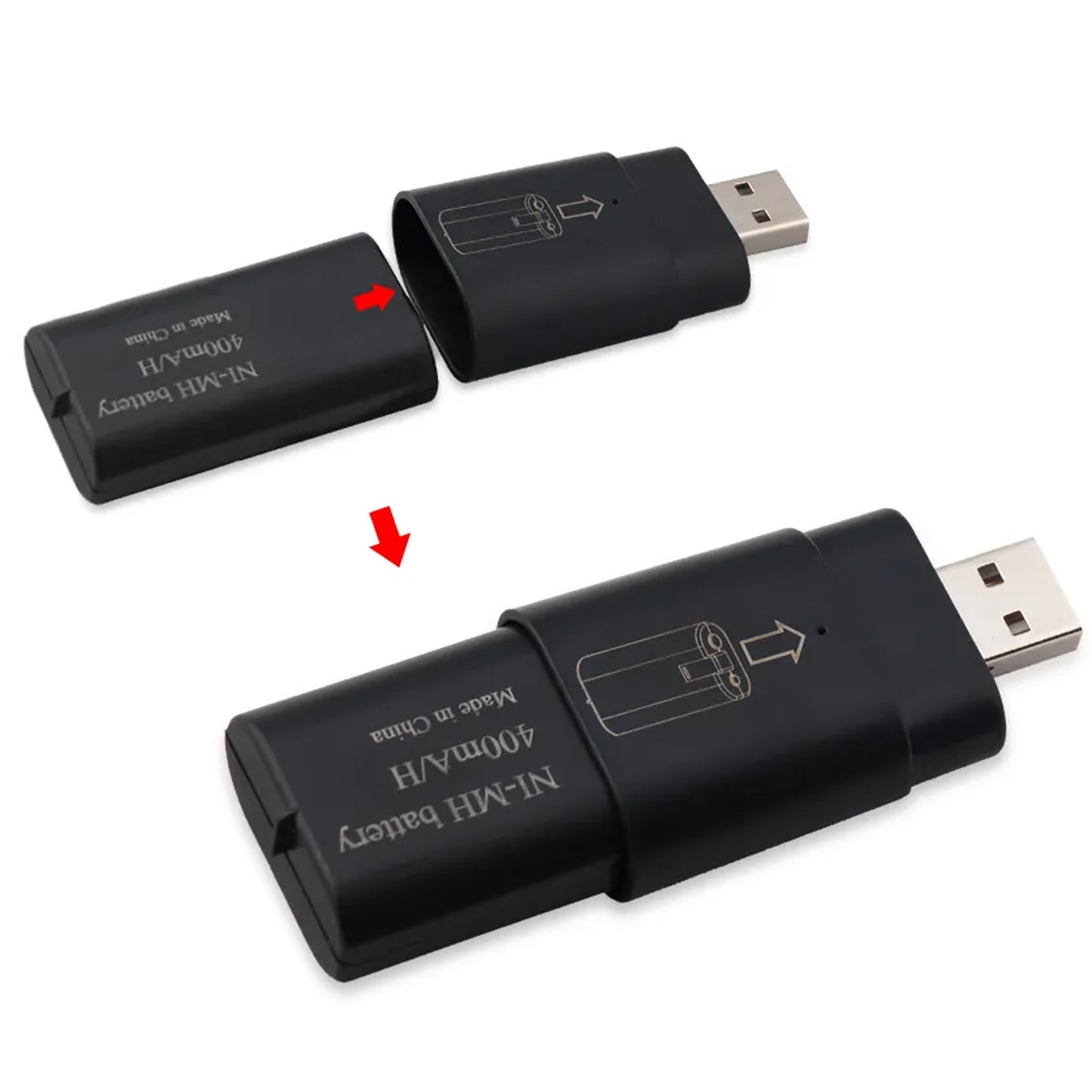 KIT Carga Y Juega Interna Doble Con Cargador USB TYX-588