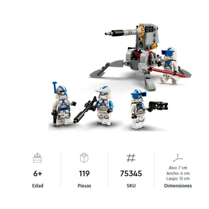 Lego Star Wars Pack De Combate Soldados Clon De La 501 75345