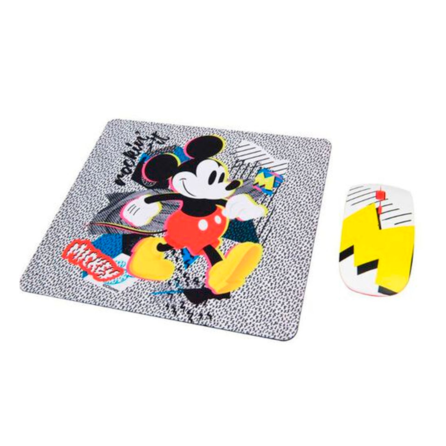 Kit Mouse y Mousepad Disney Mickey Amarillo  - Crazygames