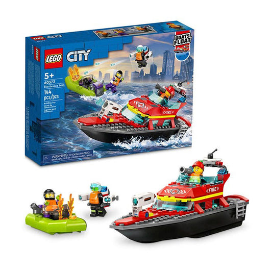 Lego City Lancha De Rescate De Bomberos 60373 - Crazygames