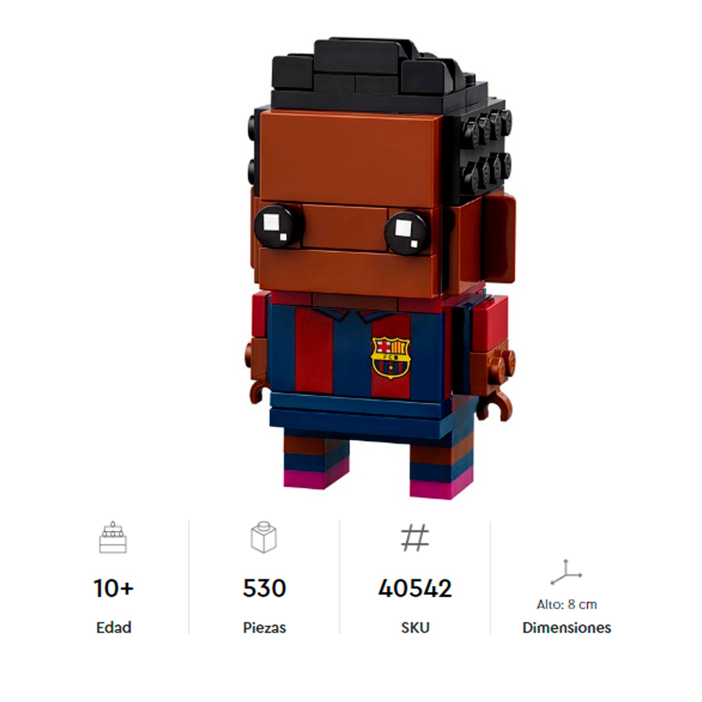 Lego Brick Headz Mi Jugador Lego FC Barcelona 40542
