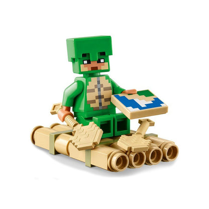 Lego Minecraft La Casa Tortuga De La Playa 21254- Crazygames