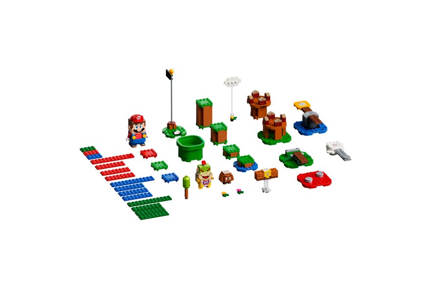 Lego Recorrido Inicial: Aventuras Super Mario - Crazygames