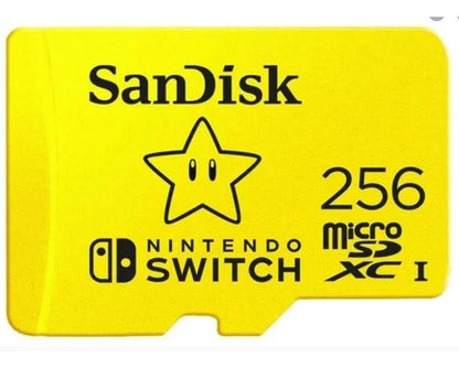 Memoria Sandisk Micro Sdxc 256gb Nintendo -crazygames-
