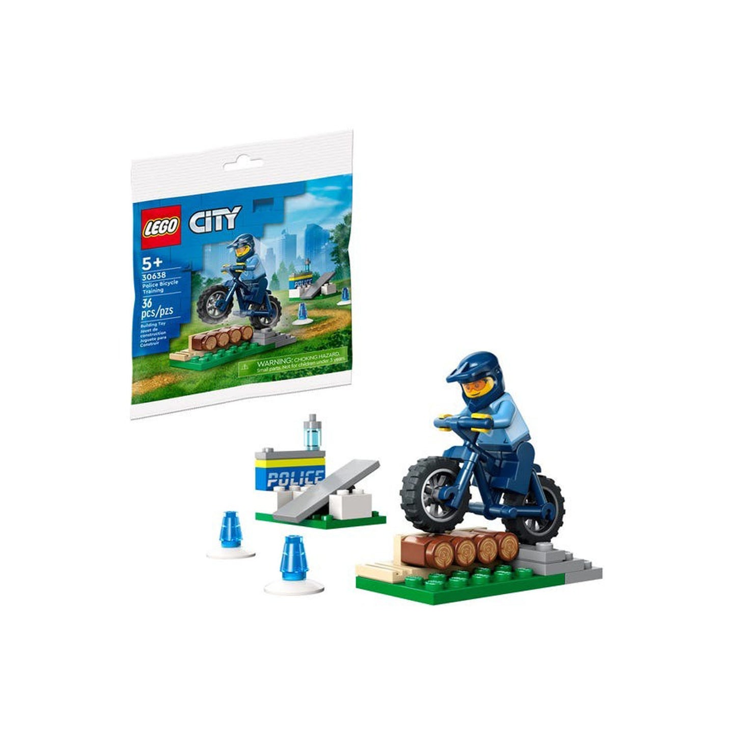 Lego City Entrenamiento En Bici De Policia 30638- Crazygames