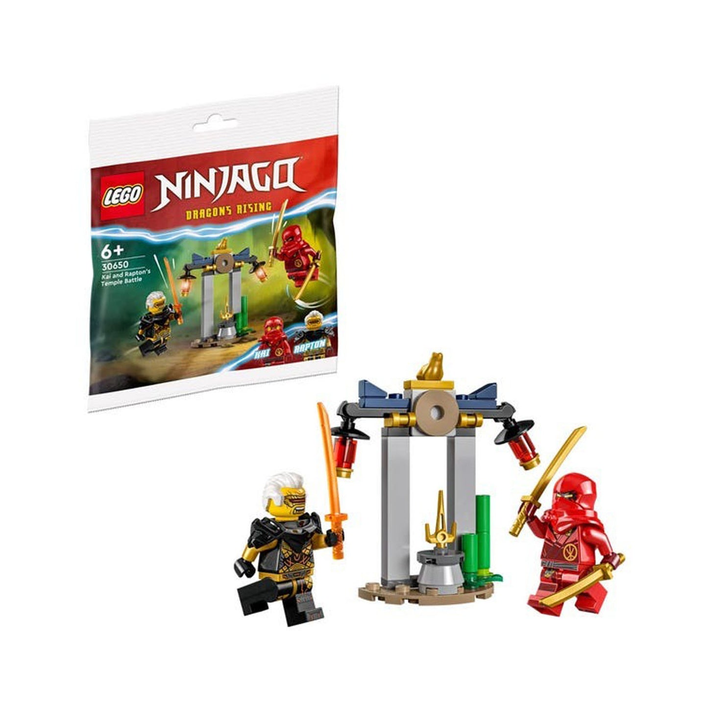 Lego Ninjago Batalla En El Templo Entre Kai y Rapton 30650