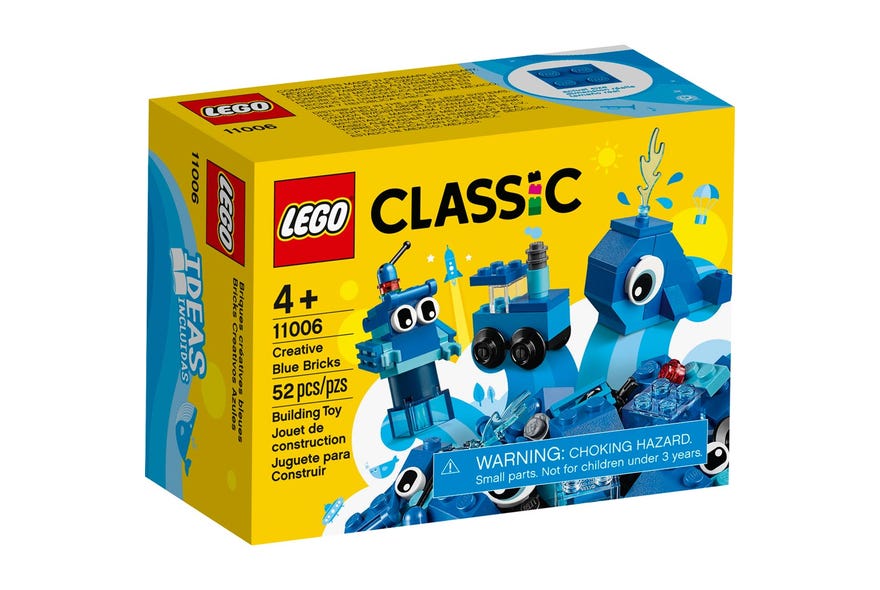 Lego Classic Ladrillos Creativos Azules 11006 - Crazygames