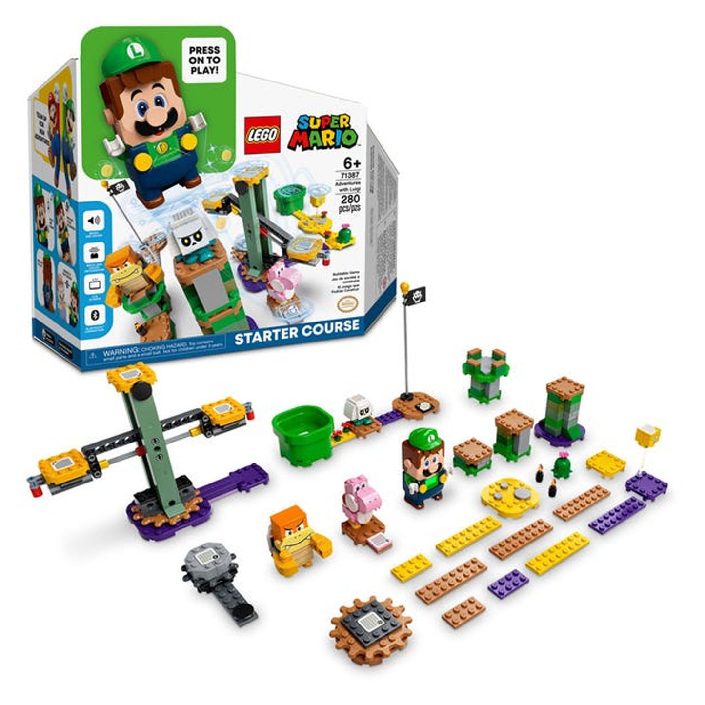 Lego Recorrido Inicial Mario: Aventuras Con Luigi