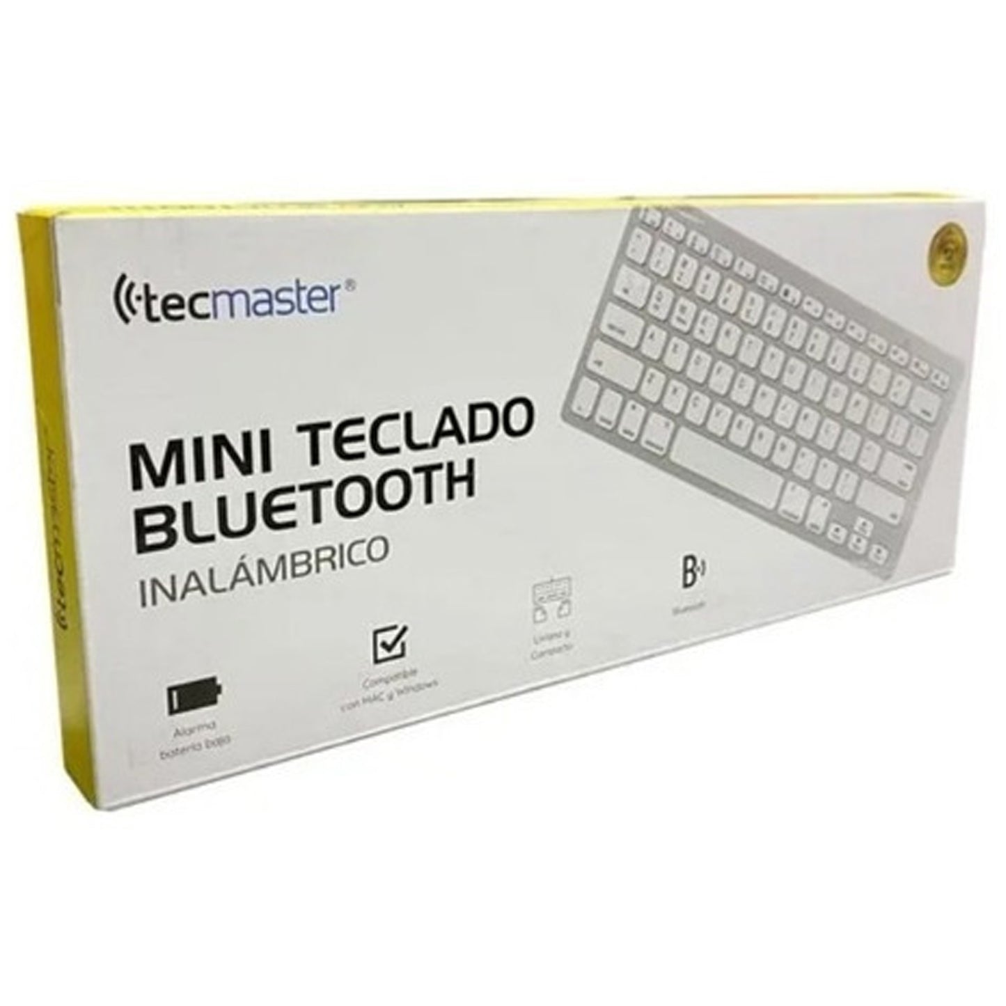 Mini-teclado Bluetooth Tecmaster Blanco - Crazygames