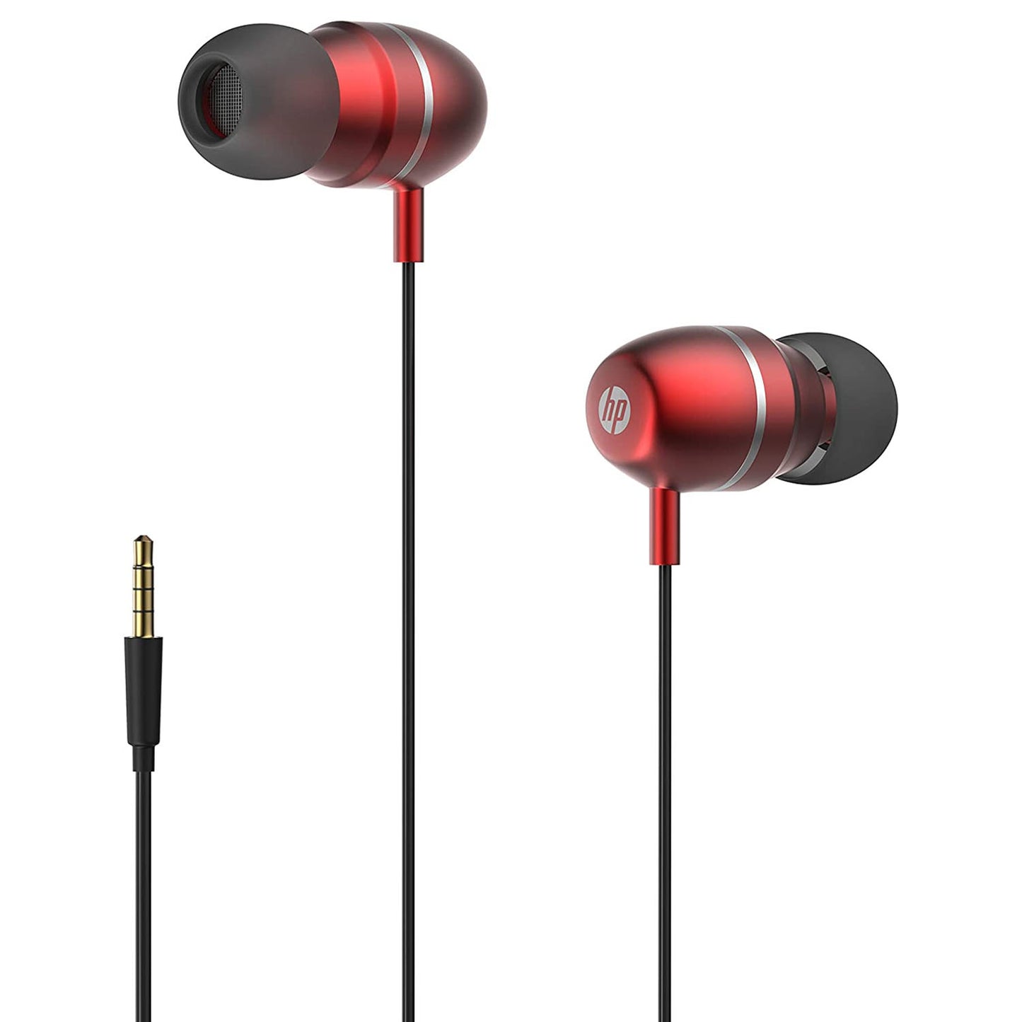 Audifono In-ear HP conexion 3.5 DHH-3112 Rojo - Crazygames