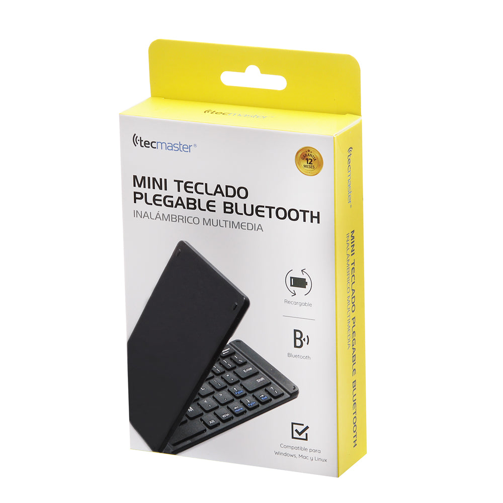 Mini Teclado Tecmaster Plegable Bluetooth - Crazygames