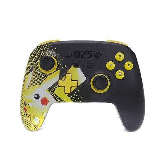 Control Pro Inalámbrico Switch Pikachu Negro y Amarillo