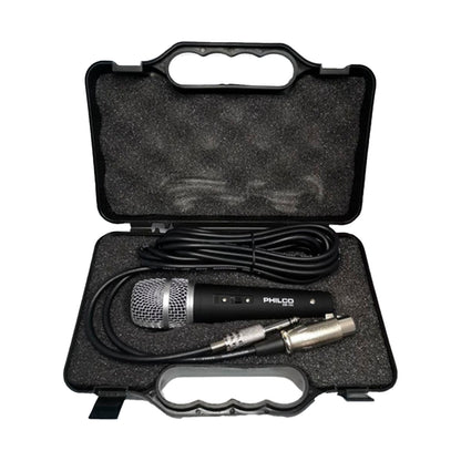 Microfono Profesional Dinamico Philco + Maletin Dm-18k