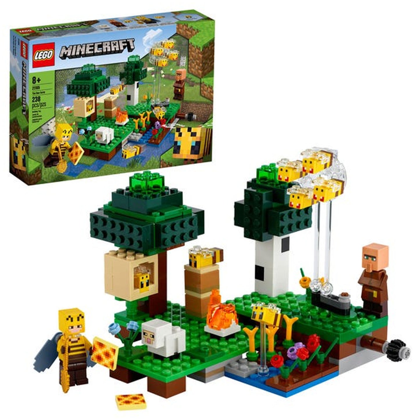 Lego Minecraft La Granja De las Abejas 21165 - Crazygames