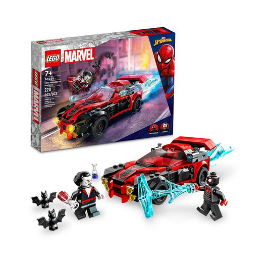 Lego Marvel Spiderman Miles Morales Vs Mobius 76244