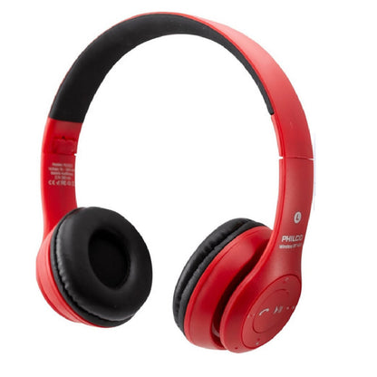 Audifono Bluetooth Philco Plc623 Manos Libres Rojo - Crazygames