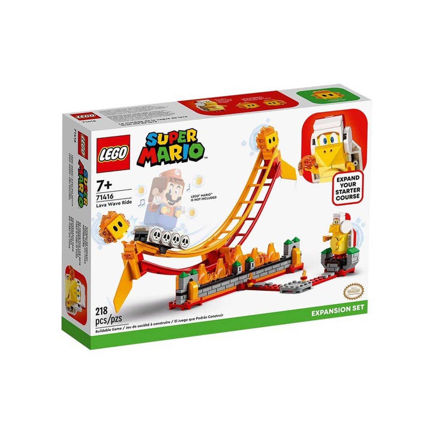 Lego Super Mario Set De Expansion: Gran Ola de Lava 71416