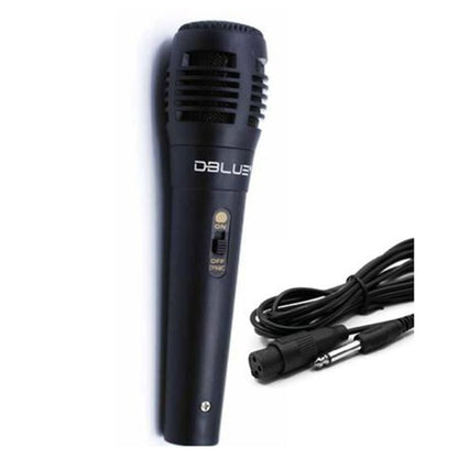 Microfono De Karaoke Con Cable 3 MTS Conector 6.3MM DBMIC14