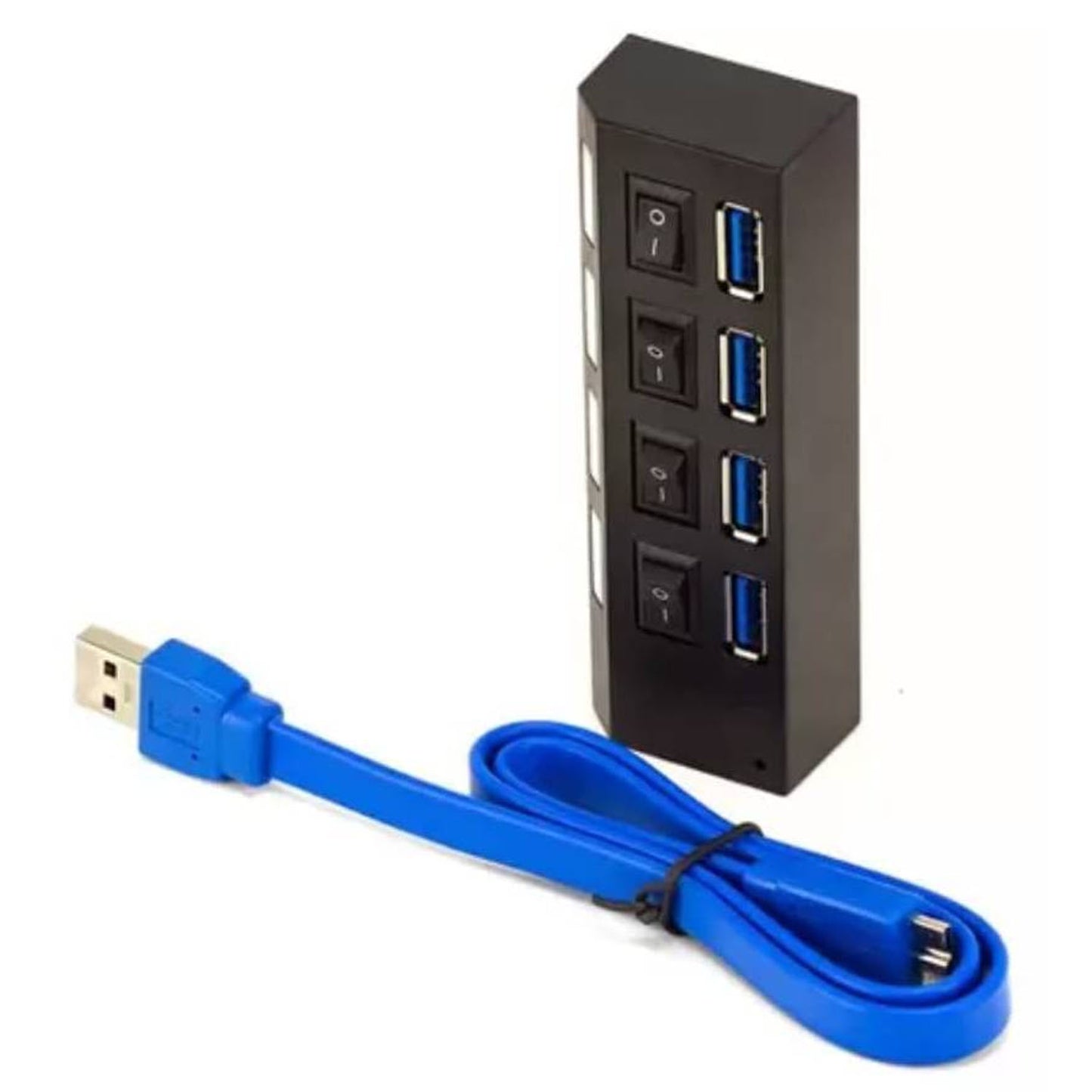 Hub USB 3.0 4 Puertos Multicargador Con Switch TL111