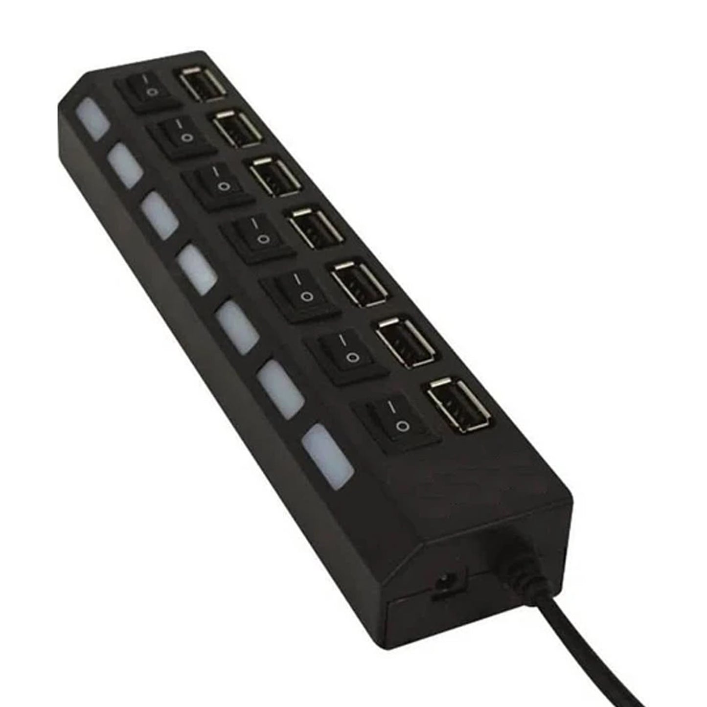 Hub USB 2.0 7 Puertos Multicargador Con Switch TL087