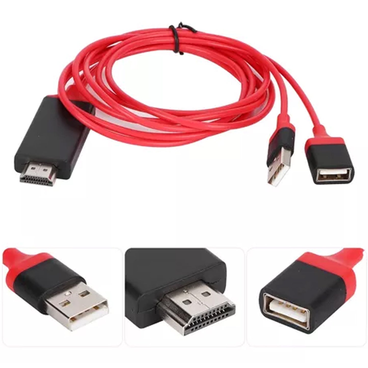 Cable HDMI Para Celulares Micro/Tipo-C/Lightning- Crazygames