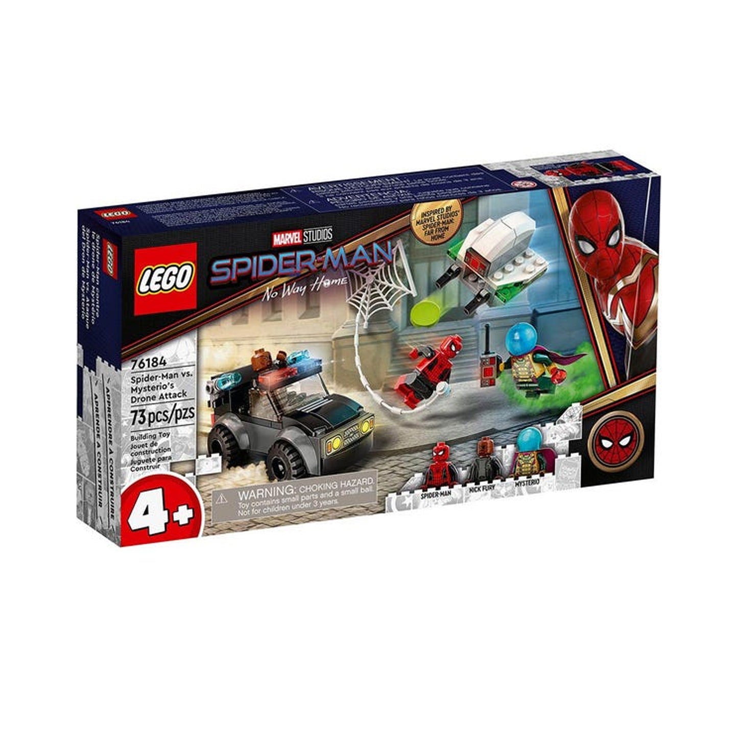 Lego Marvel Spiderman Vs Ataque Del Dron De Misterio 76184