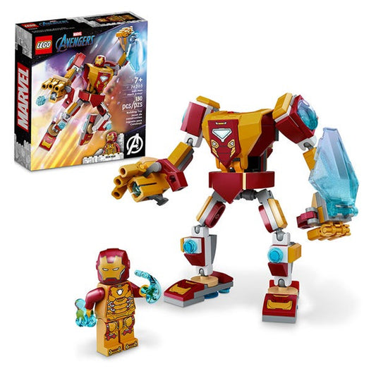 Lego Marvel Armadura Robotica De Iron Man 76203 - Crazygames