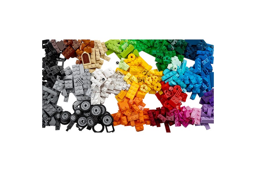 LEGO Classic - Caja de 484 ladrillos creativos
