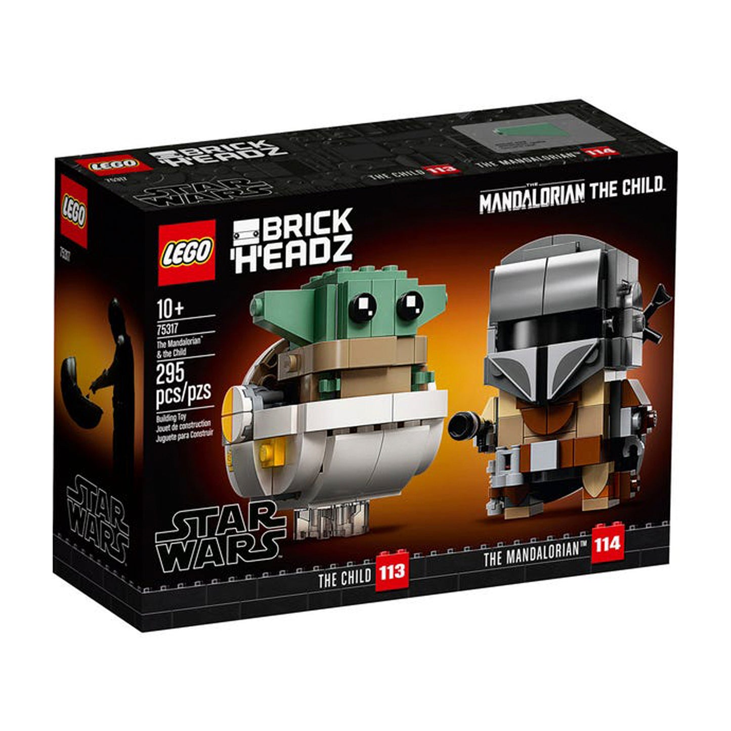 Lego Star Wars Brick Headz El Mandaloriano y El Niño 75317