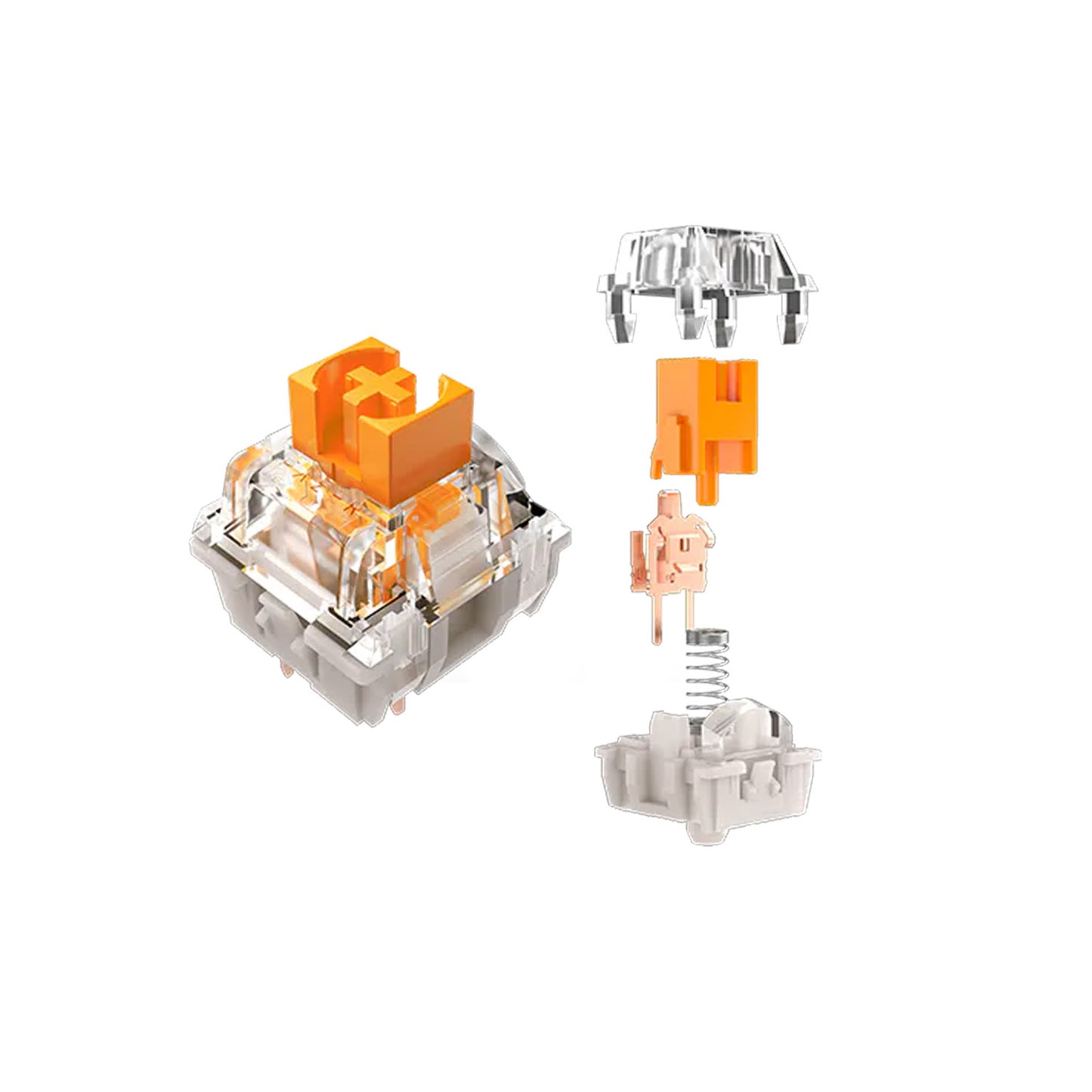 Kit de 36 Switch Razer Orange Tactil 3era Generacion 3 pines