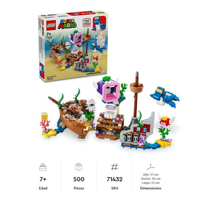 Lego Mario Set Expansion: Dorrie Y El Buque Naufragado 71432