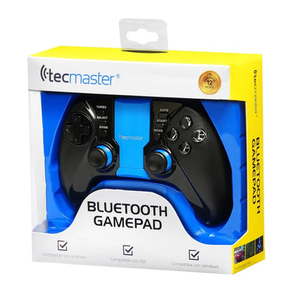 Gamepad Bluetooth Para Celulares Y Pc Blue Tecmaster