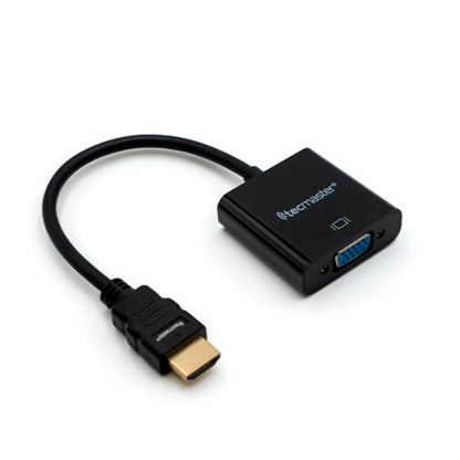 Adaptador Convertidor de HDMI A VGA + Cable Audio TM-100536