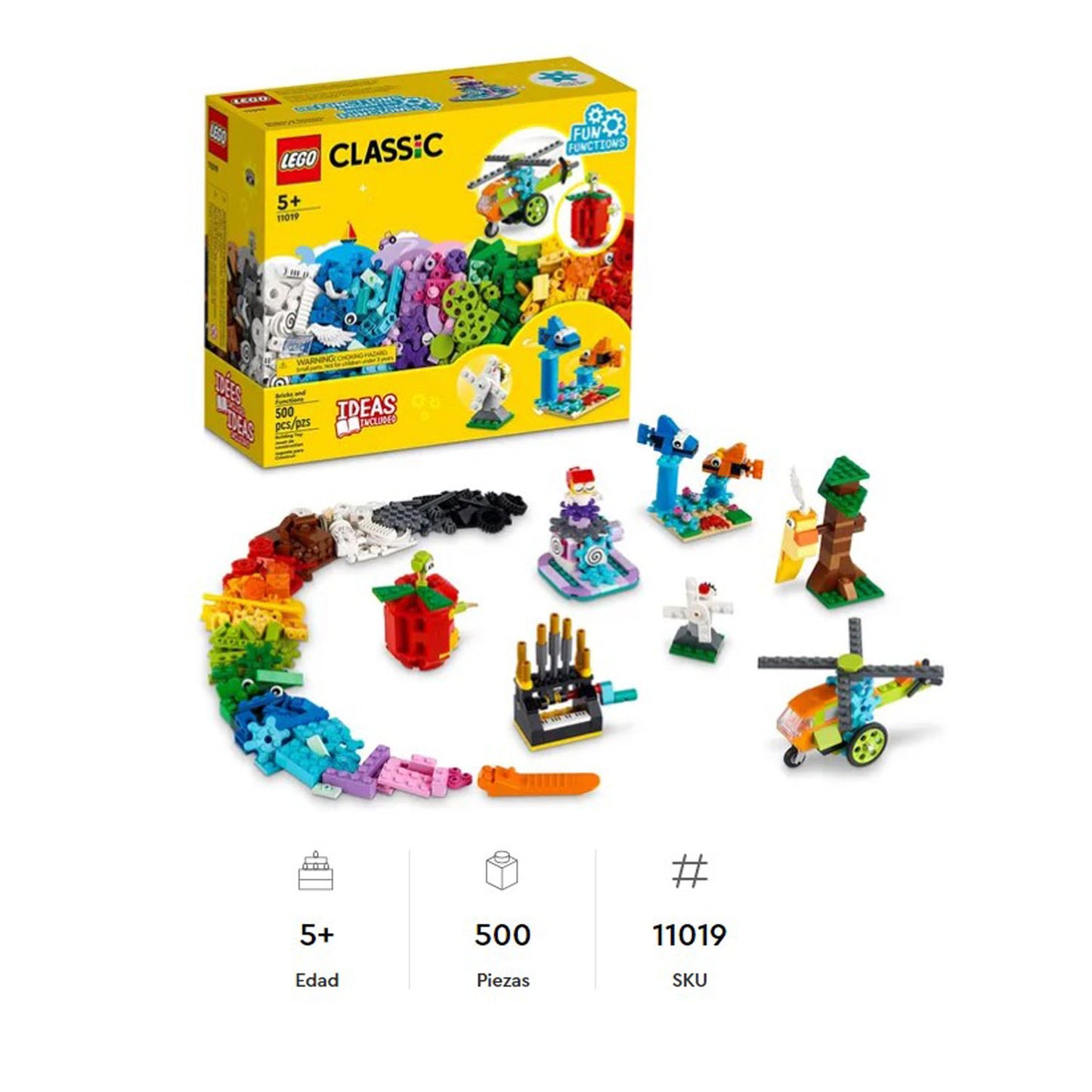 Lego Classic Ladrillos Y Funciones 11019 - Crazygames