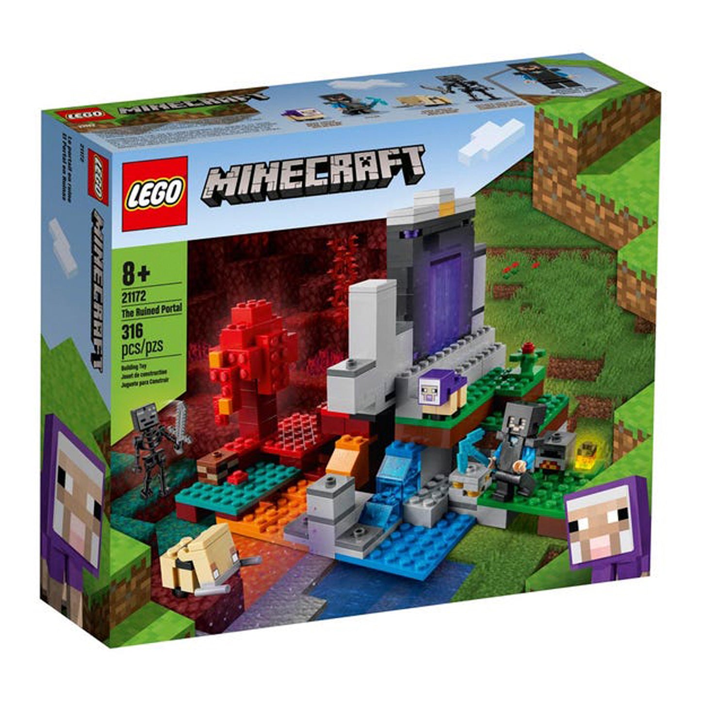 Lego Minecraft El Portal En Ruinas 21172 - Crazygames