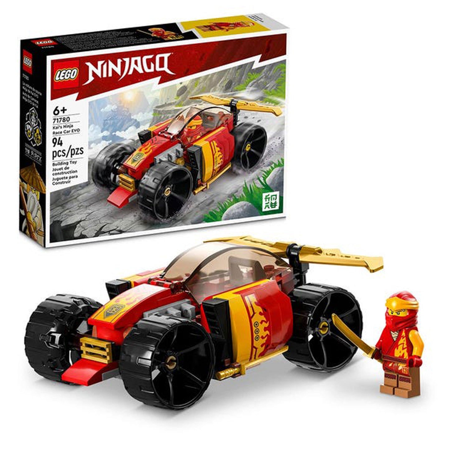 Lego Ninjago Auto de Carreras Ninja Evo de Kai 71780